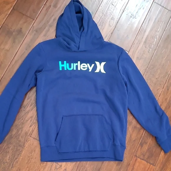 Hurley Navy Blue Hoodie/Sweatshirt Classic Design size 18/20 - Picture 1 of 6